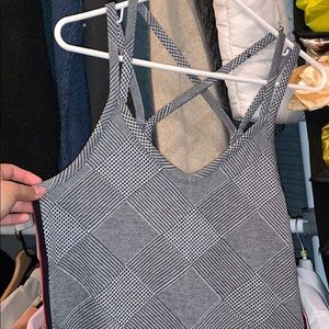 Sporty checkered dress